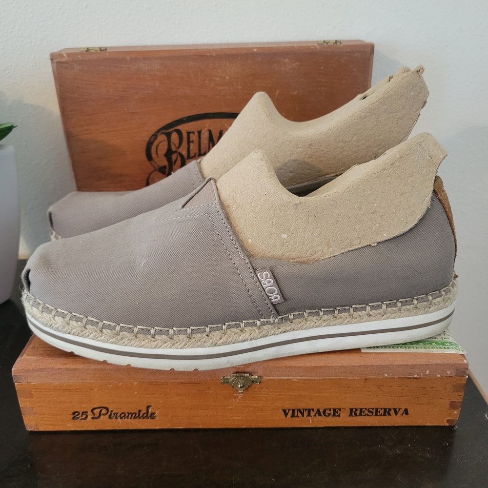 BOBS from Skechers Taupe Espadrilles